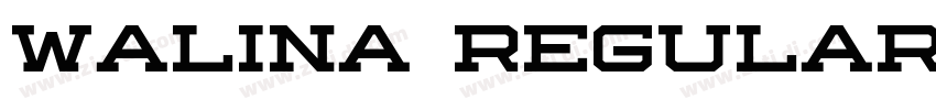 Walina Regular字体转换